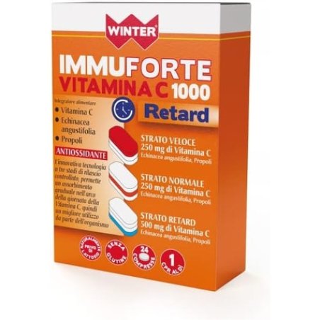 Winter ImmunoForte Vitamin C 1000 Retard Supplement 24 Tablets