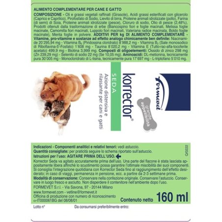 Formevet Corrector-Seda 160 Ml Vet