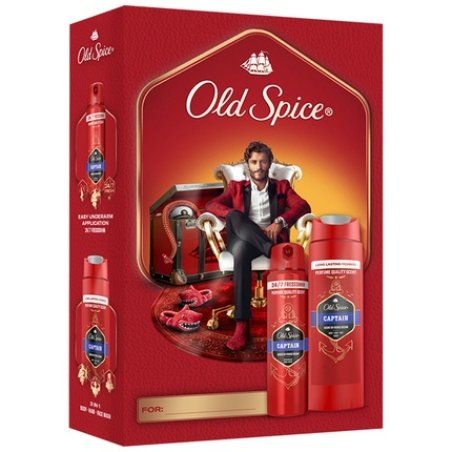 Old Spice Gp Gentleman Captain Deospray 150ml Shower 250ml