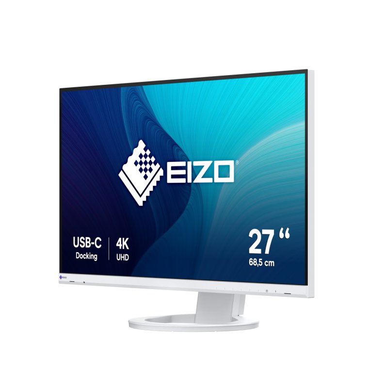 EIZO FlexScan EV2740S écran plat de PC 68,6 cm (27") 3840 x 2160 pixels 4K Ultra HD LCD Blanc