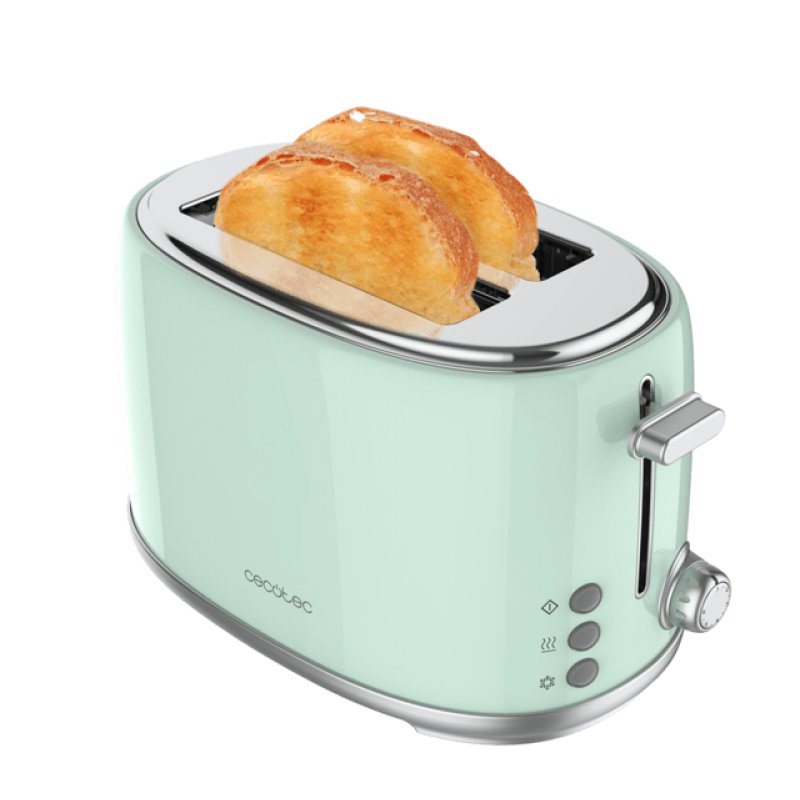 CECOTEC Toast&Taste 1000 Retro Double Green
