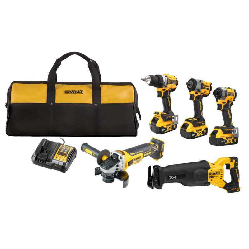 Dewalt power tool 5 kit DCK509P3 3X5AH CHARGER softbag