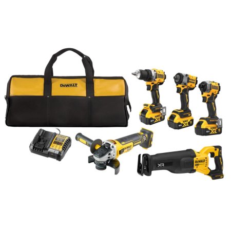 Dewalt power tool 5 kit DCK509P3 3X5AH CHARGER softbag