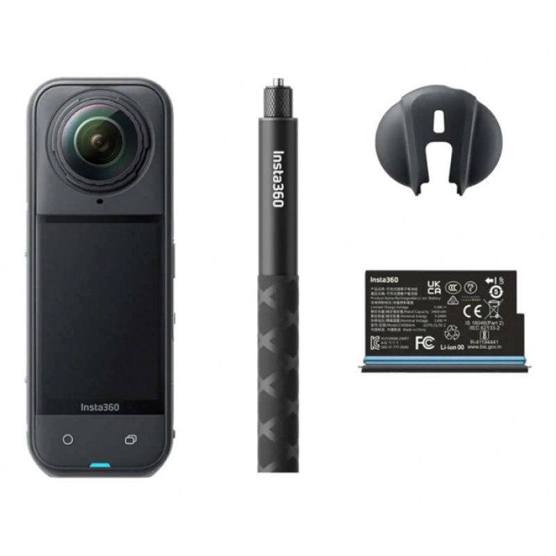 Insta360 X5 Starter Bundle action sports camera 72 MP 8K Ultra HD 25.4 / 1.28 mm (1 / 1.28") Wi-Fi 200 g