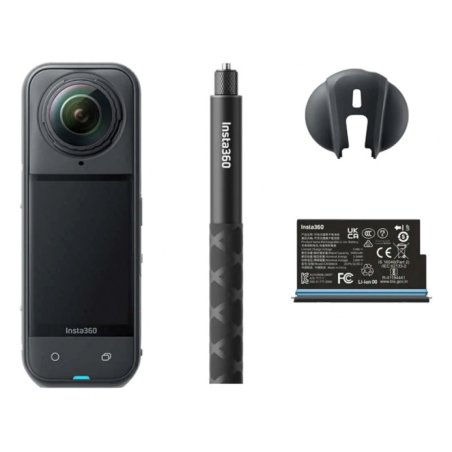 Insta360 X5 Starter Bundle caméra pour sports d'action 72 MP 8K Ultra HD 25,4 / 1,28 mm (1 / 1.28") Wifi 200 g