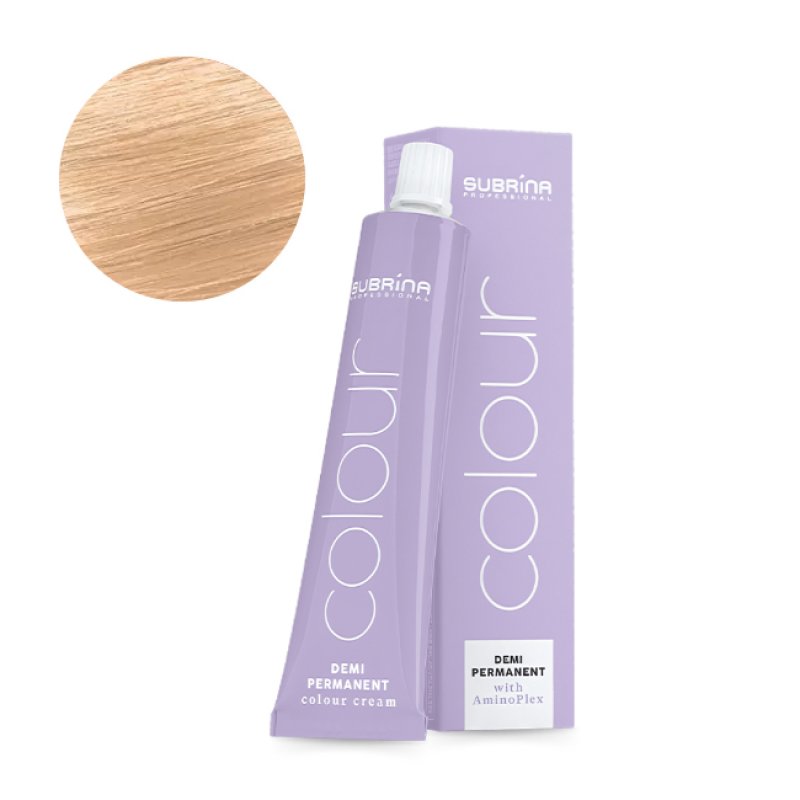 Vopsea de par demi-permanenta Subrina Professional Toner Colour AminoPlex 7/0, Blond Mediu, 60ml