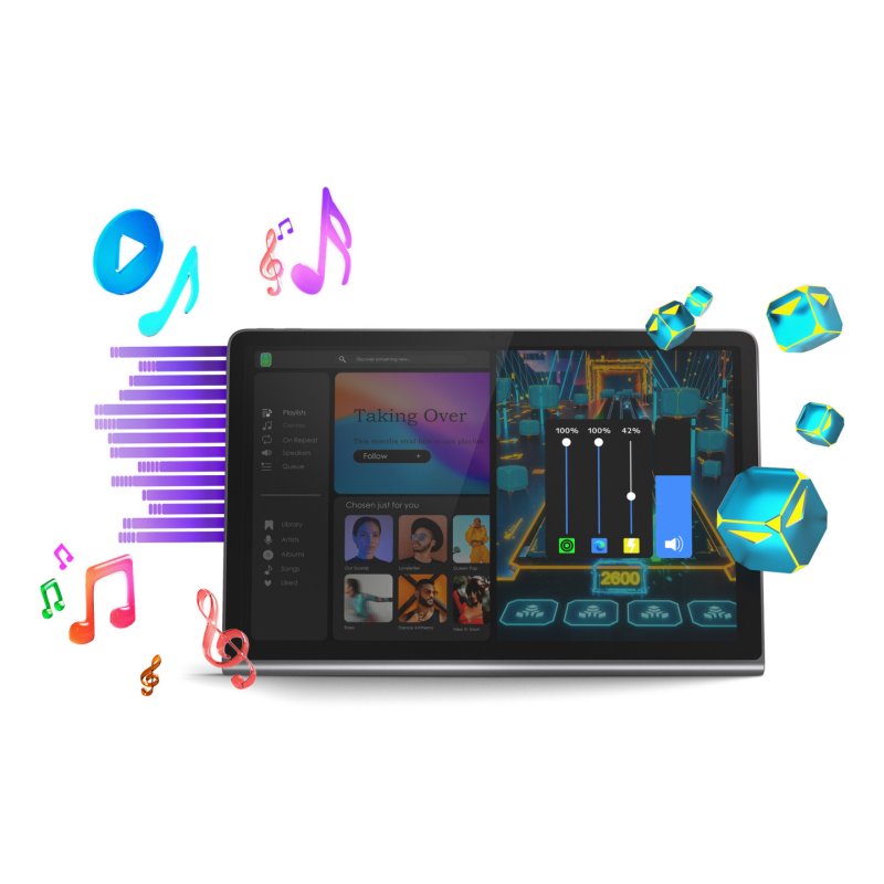 Lenovo Tab Plus Mediatek 128 Go 29,2 cm (11.5") 8 Go Wi-Fi 5 (802.11ac) Android 14 Gris