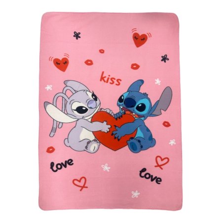 PLAID POLAR STITCH &amp ANGEL 100x140CM