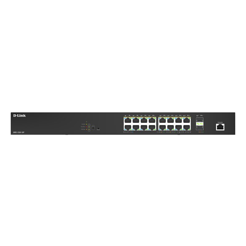 D-LINK 16 Ports 2.5Gbps PoE9 0W 2 Ports