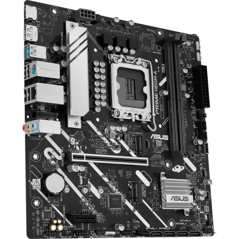 Asus PRIME H810M-A-CSM - Corporate Stable Model, Intel H810, 1851, Micro ATX, 2 DDR5, HDMI, DP, GB LAN, 2x M.2