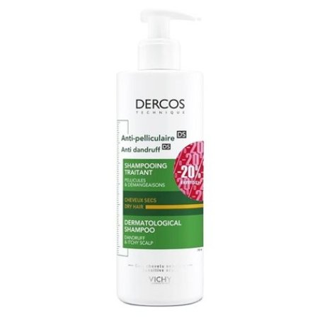 Vichy Dercos Anti Dandruff Shampoo For Dry Hair - 400ml