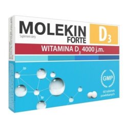 Molekin D3 Forte 60 Tablets 4000 IU Immunity Healthy Bones and Teeth