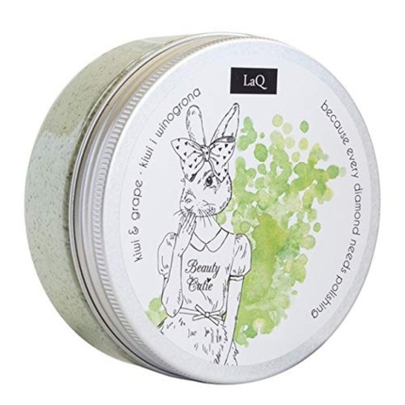 LAQ Body Scrub and Wash Kiwi and Grape 200ml
