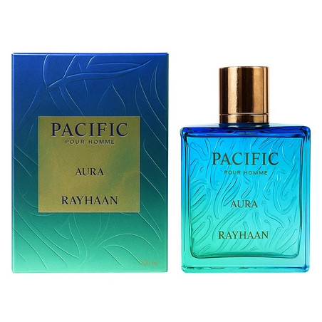 Rayhaan Pacific Aura Eau De Parfum For Men, 100 Ml