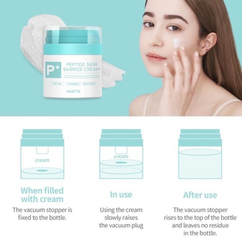 Ootd Peptide Moisturizer Cream for Dry Sensitive Skin Protection