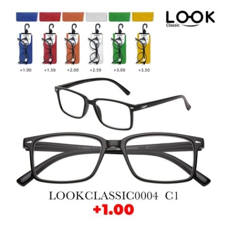 Look Optics Look Classic 0004 C1 1.00 Classic Glasses