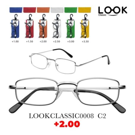 Look Optics Look Classic 0008 C2 2.00 Classic Glasses