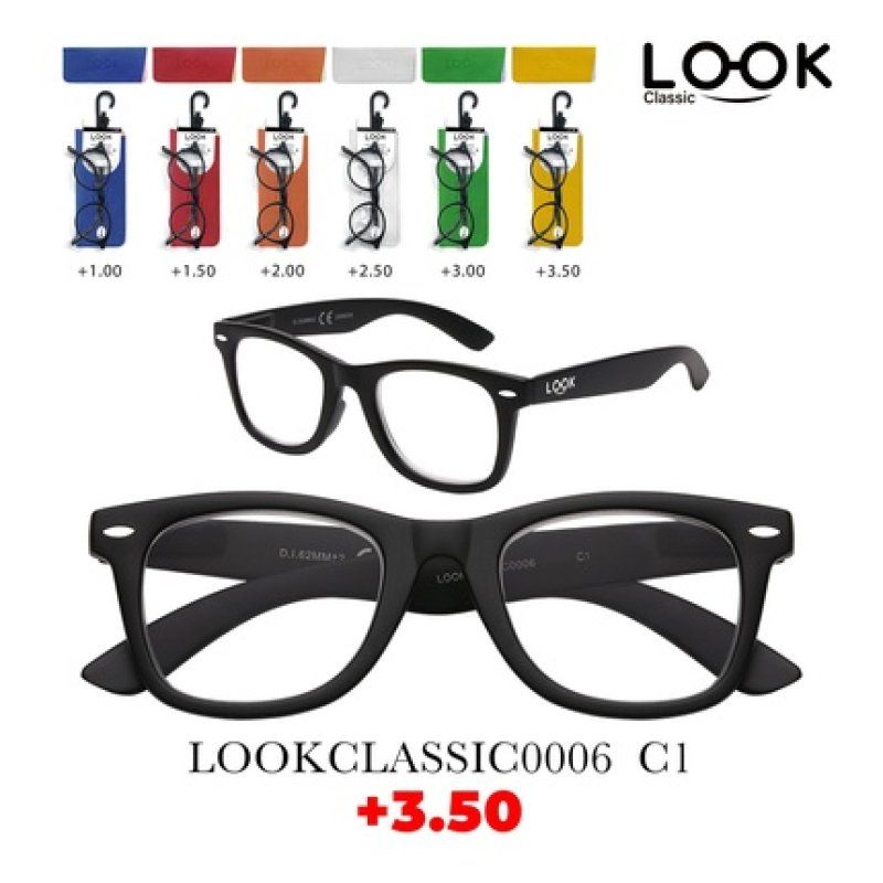 Look Optics Look Classic 0006 C1 3.50 Classic Glasses