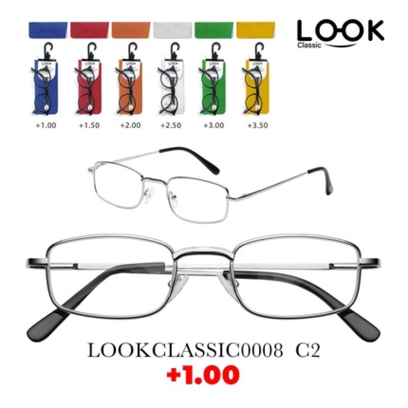 Look Optics Look Classic 0008 C2 1.00 Classic Glasses