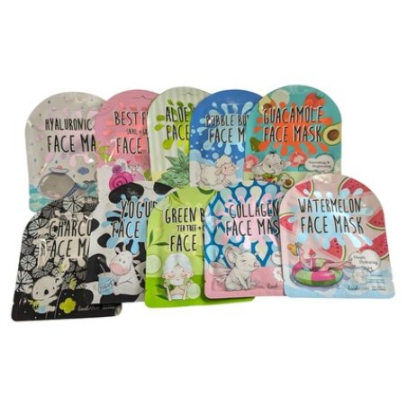 LOOKATME! Kawaii Facial Mask Skincare Combo Set 10 Pack Firming Nourishing