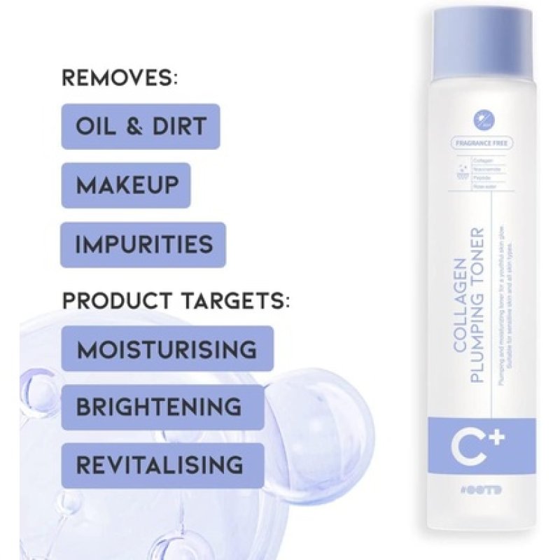 Ootd Collagen Toner 8.45 Fl Oz - Niacinamide Hydrating Face Toner