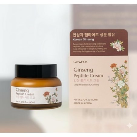 Ginseng Peptide Anti-Aging Face Cream with 86 Ginseng Extract and 9 Peptides