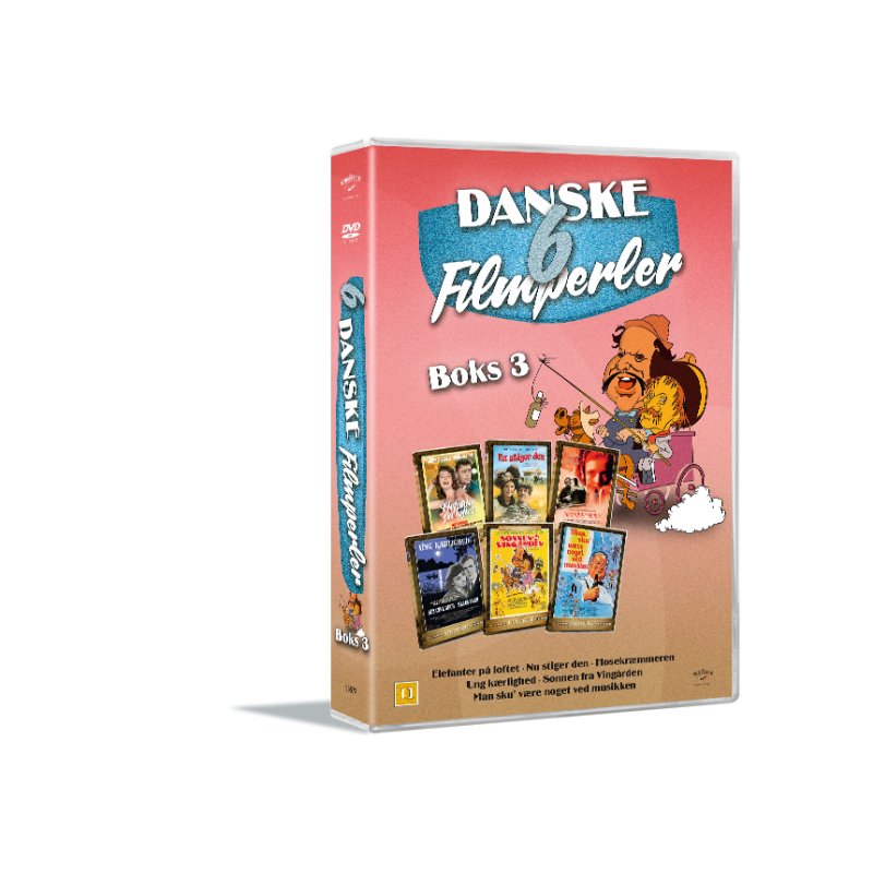 Danske Filmperler Boks 3 - 6 DVD Bokssæt