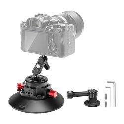 Mount with suction cup 1/4 inch Neewer CA013 for sports cameras (DJI Action, GoPro, Insta360)