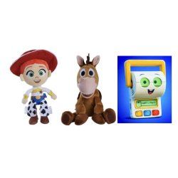 TOY STORY - Jessie & Co. - Assortiment de 6 Peluches 25cm - 3 Modèles