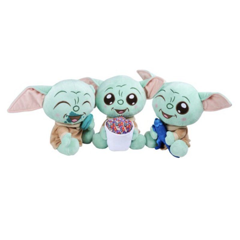 MANDALORIAN - Grogu Foodies - Assortiment de 6 Peluches 25cm -3Modèles