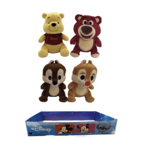 DISNEY - Classic - Display de 12 Peluches 17cm - 4 Modèles