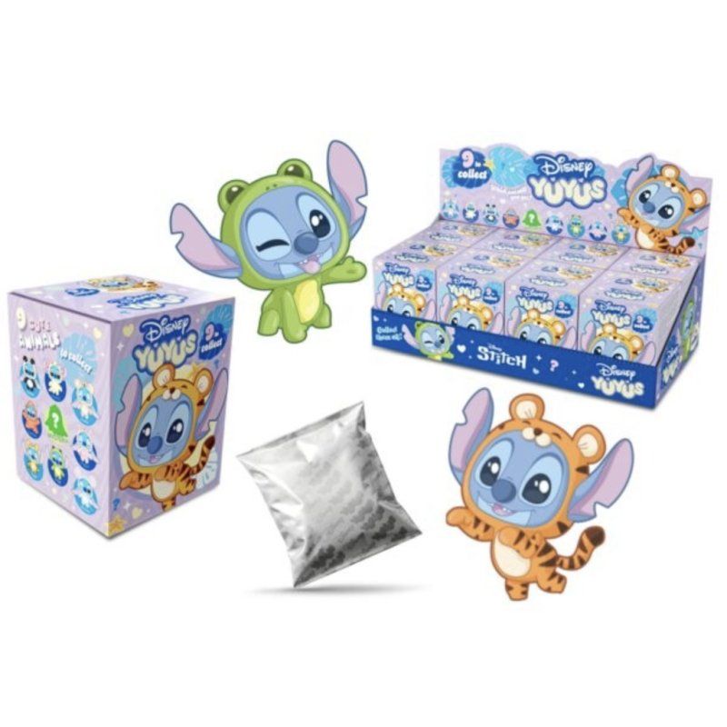 STITCH & ANGEL - Display de 8 Porte-clés YUYUS 12cm - 8 Modèles