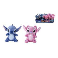 STITCH & ANGEL - Display de 12 Peluches 17cm - 2 Modèles