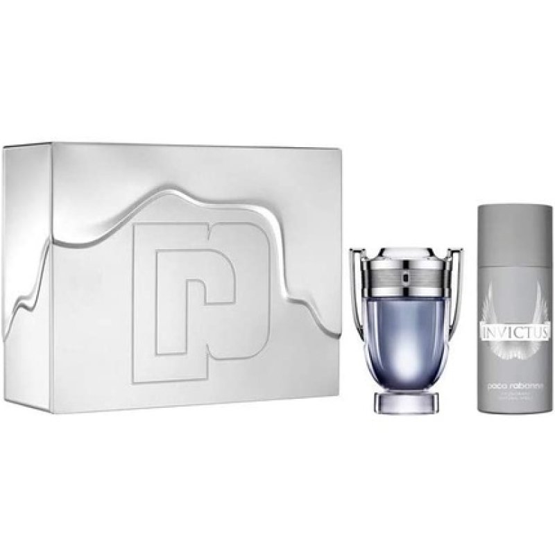 Paco Rabanne Invictus EDT Spray Plus Deodorant Spray 100ml/150ml
