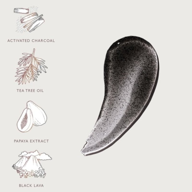 Heath Face Wash for Men Advanced Exfoliating Cleanser with Black Lava and Activated Charcoal 150ml