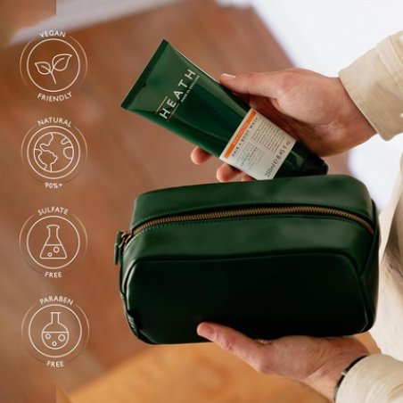 Heath Revitalise Hair and Body Wash 250ml Conditioning Men's Body Wash with Caffeine and Ginseng Extract Supports