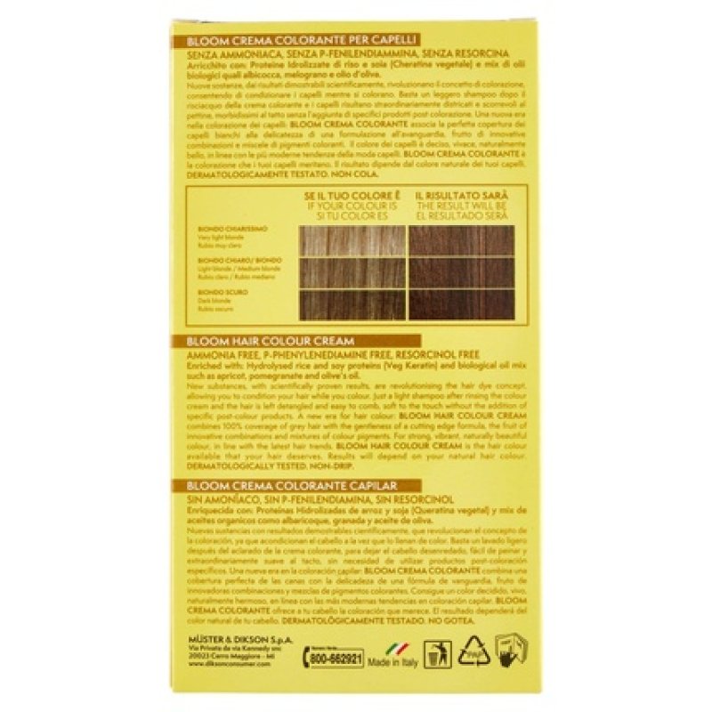 Dikson Bloom Color Cream 710 Medium Ash Blonde