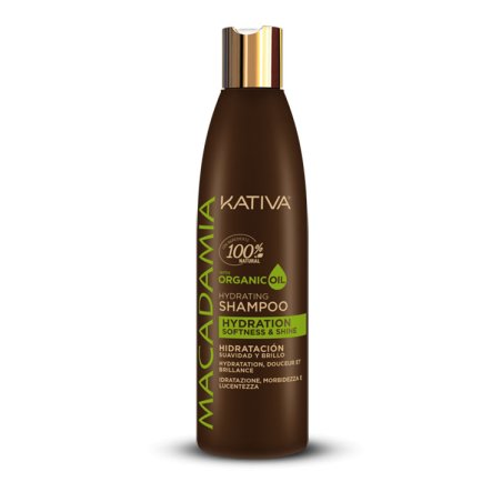 KATIVA Macadamia Shampoo 250 ml Shampoing Professionnel Femmes