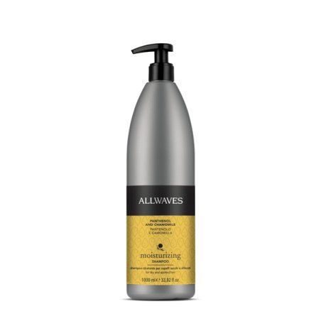 Allwaves Moisturizing – Hydrating Panthenol and Chamomile shampoo 1000 ml Shampoing Professionnel Unisexe