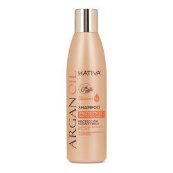 KATIVA Argan Oil Shampoo 250 ml Shampoing Professionnel Femmes