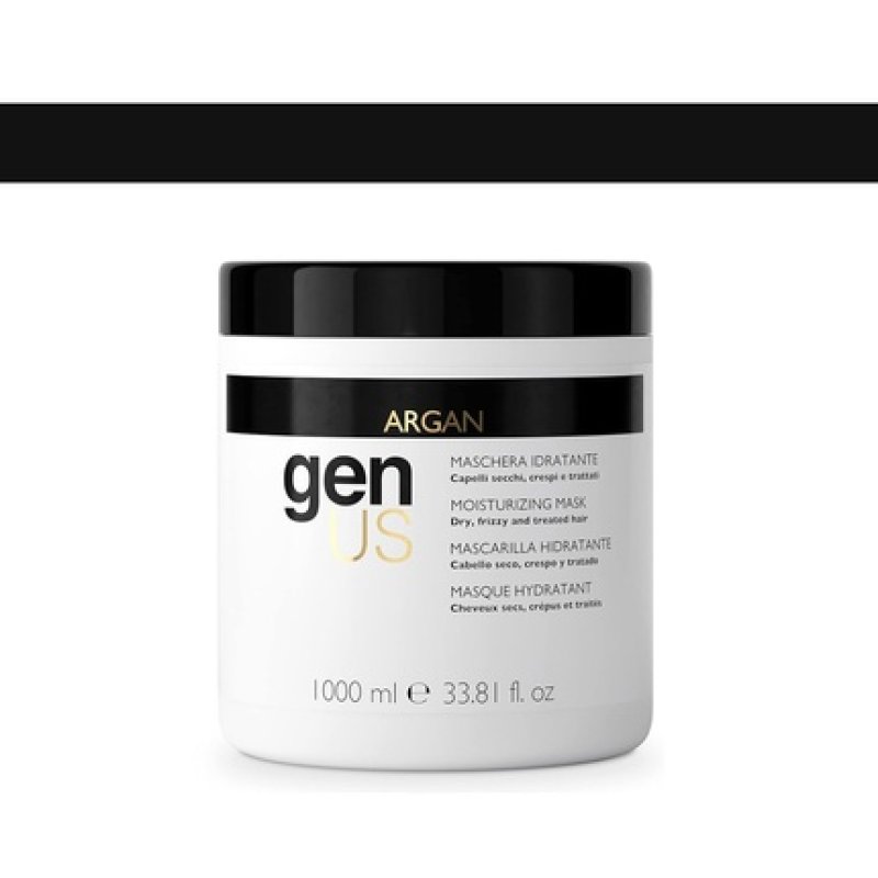 Genus Argan Hydrating Hair Mask Enriched with Argan Oil and Linseed Oil for Dry Hair