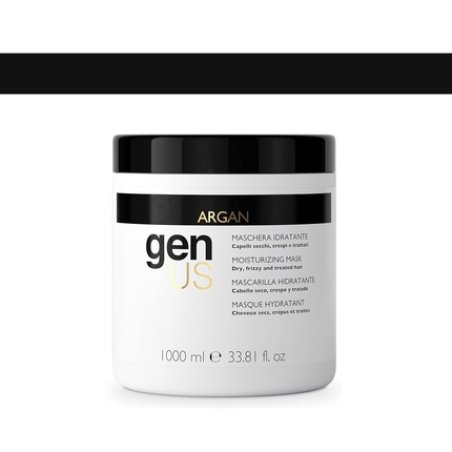 Genus Argan Hydrating Hair Mask Enriched with Argan Oil and Linseed Oil for Dry Hair