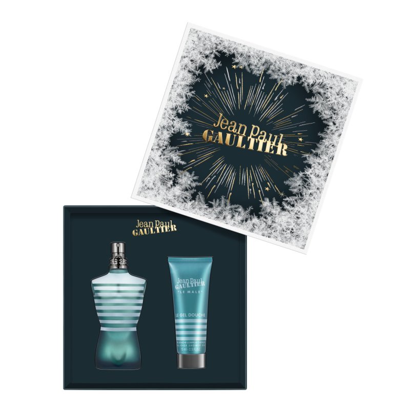 Jean Paul Gaultier Le Male Eau de Toilette 75ml Le Male Shower Gel 75ml Gift Box for Men