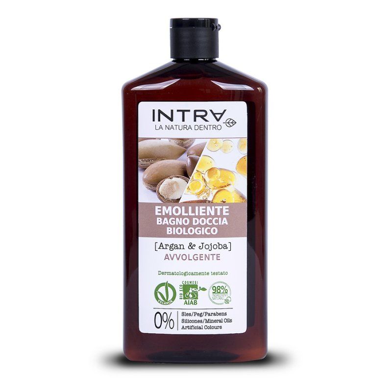 Intra Argan & Jojoba Organic Soothing Body Wash 400 ml Gel douche Femmes Corps