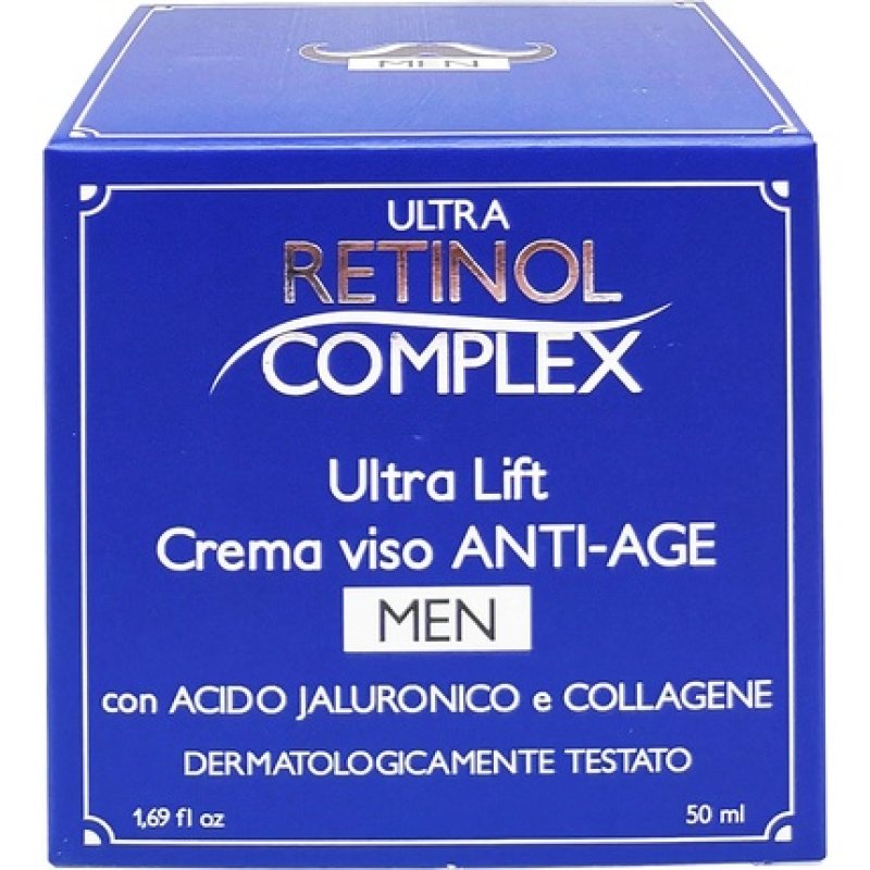 Retinol Complex Anti-Aging Face Cream for Men with Hyaluronic Acid