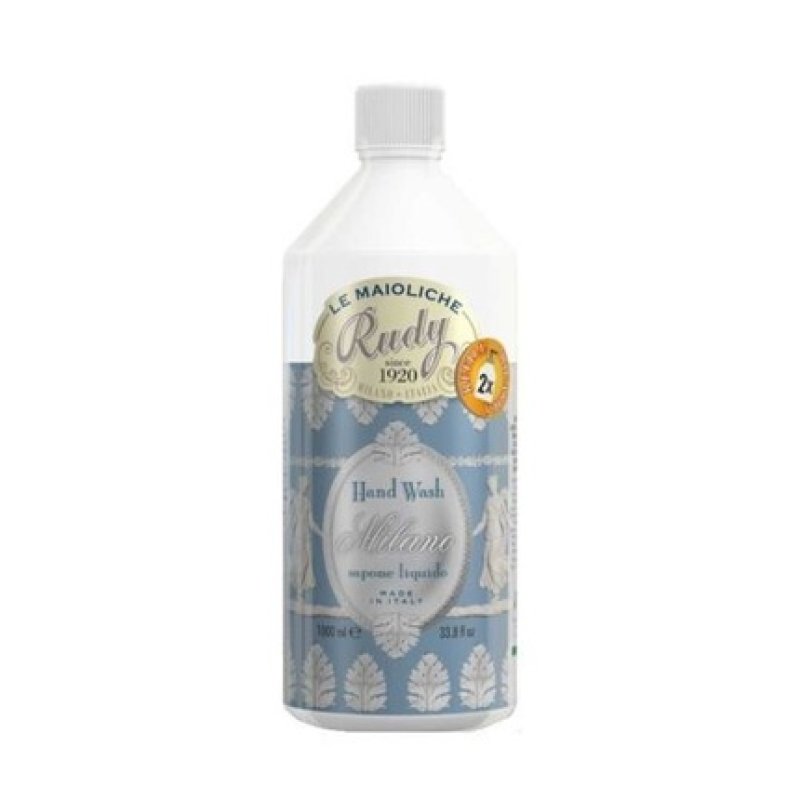 RUDY Le Maioliche Milano Liquid Soap for Hands Refill 1 Liter