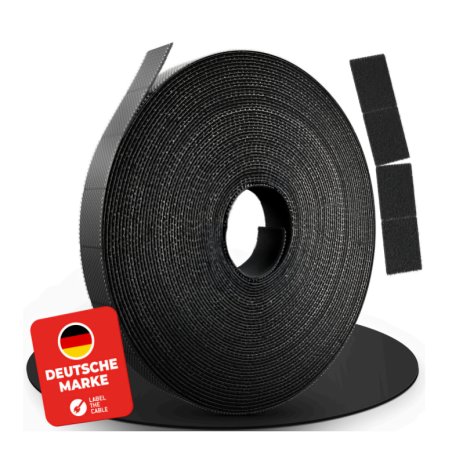 Label-the-cable LTC 1410-3 serre-câbles Kit de gestion de cables Noir