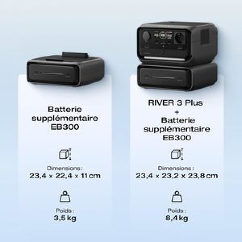ECOFLOW RIVER 3 EB300 Extra Battery