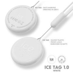ICE TAG 1.0 - WHITE - 1PC