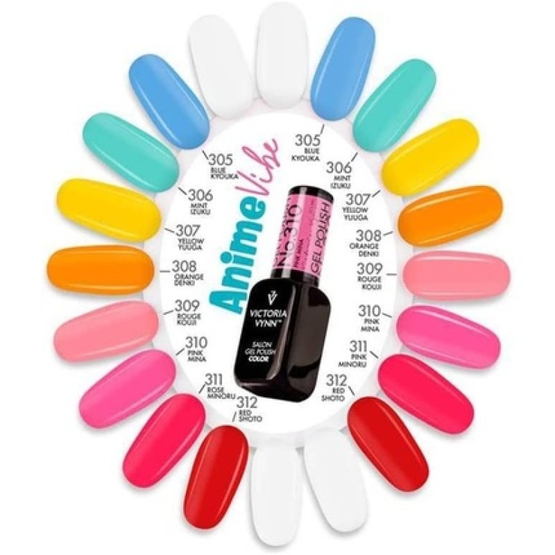 Victoria Vynn Gel Polish Colour 312 Red Shoto UV/LED Soak Off 8ml Red 8ml